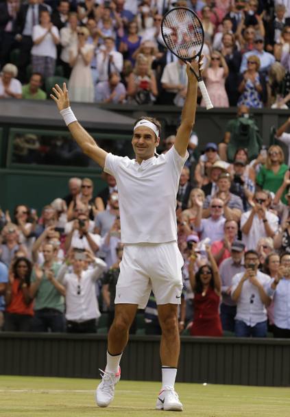 E&#39; storia: Roger Federer ha vinto per l&#39;ottava volta Wimbledon. Ap